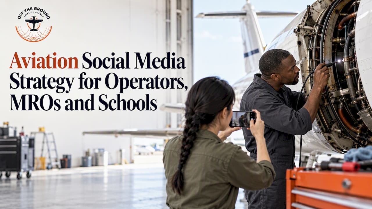Aviation Social Media Strategy for Operators, MROs and Schools